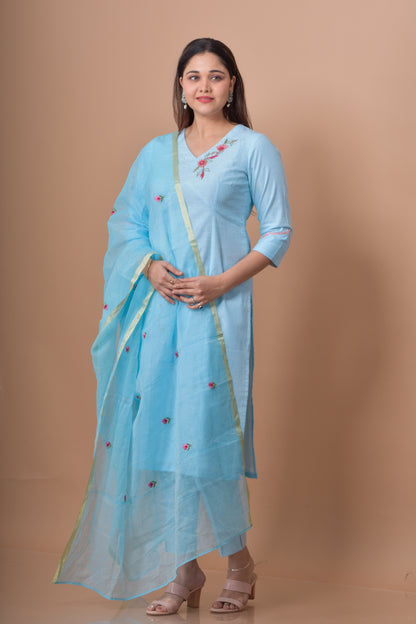 Empire Cut Kurta Pant Set