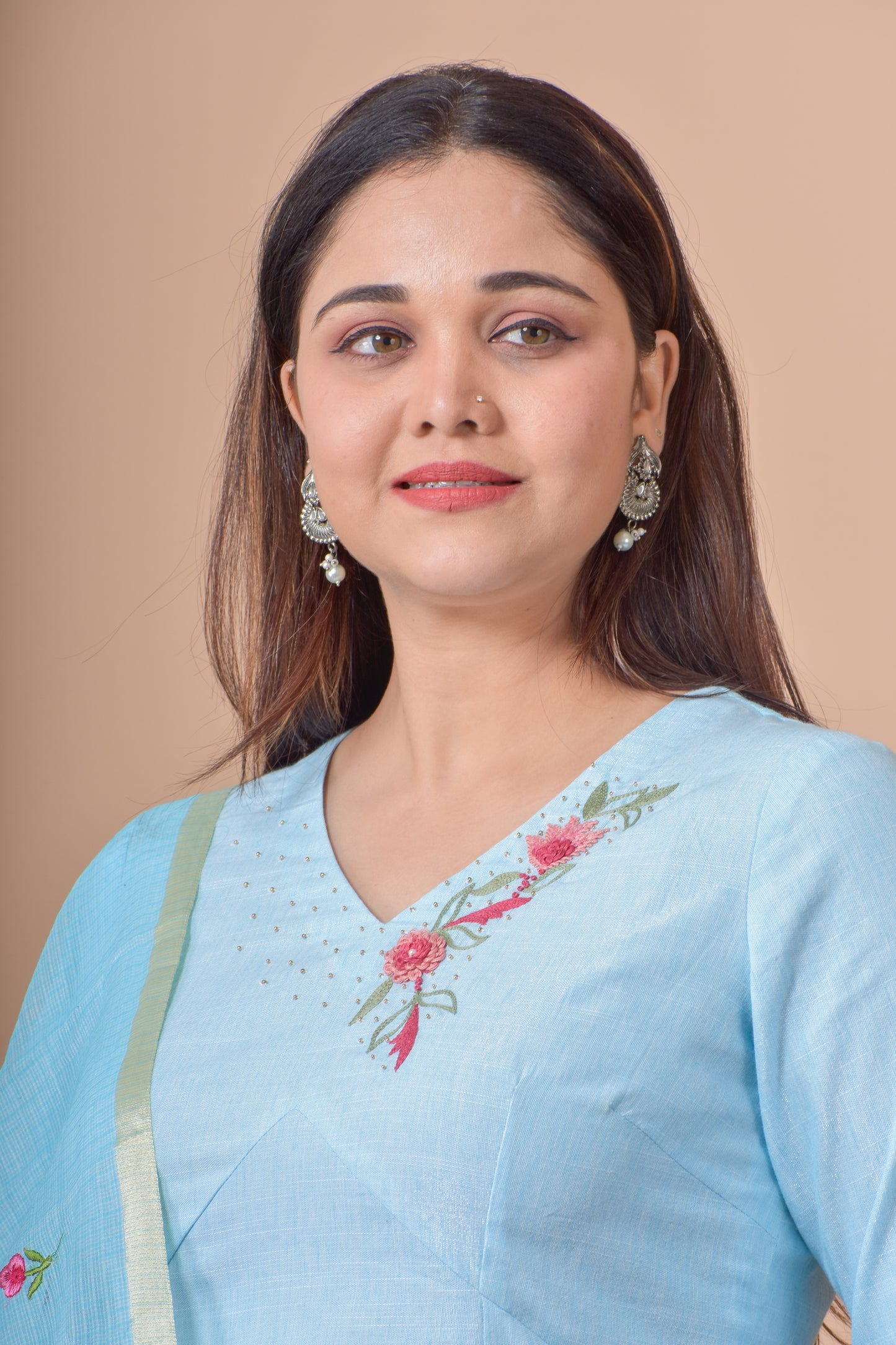 Empire Cut Kurta Pant Set