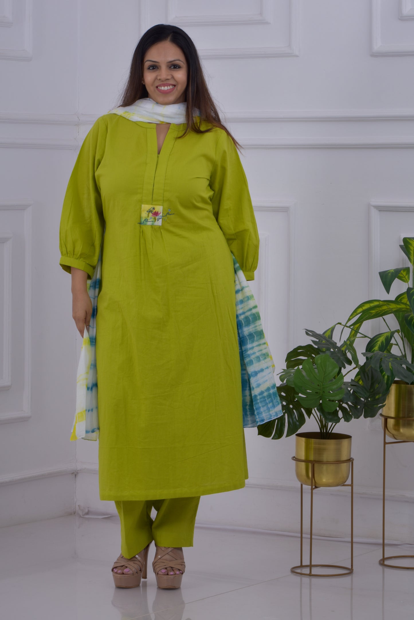 Fluorescent Coloured Co-ord Set - Green