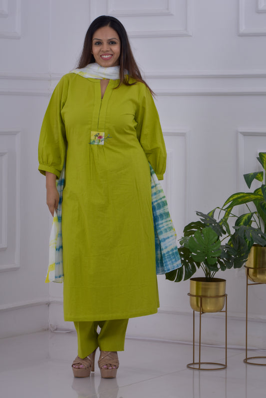 Fluorescent Coloured Co-ord Set - Green