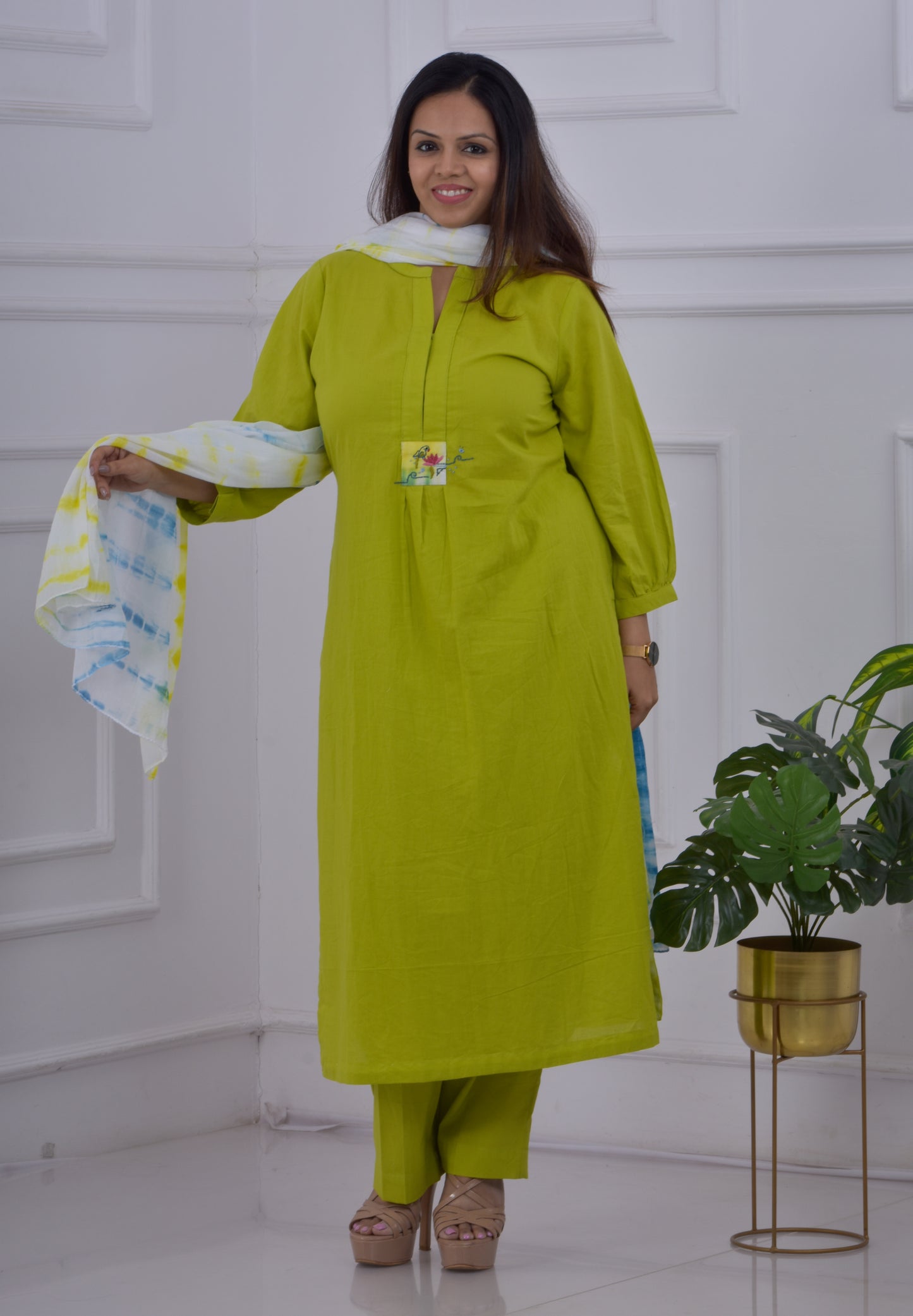 Fluorescent Coloured Co-ord Set - Green