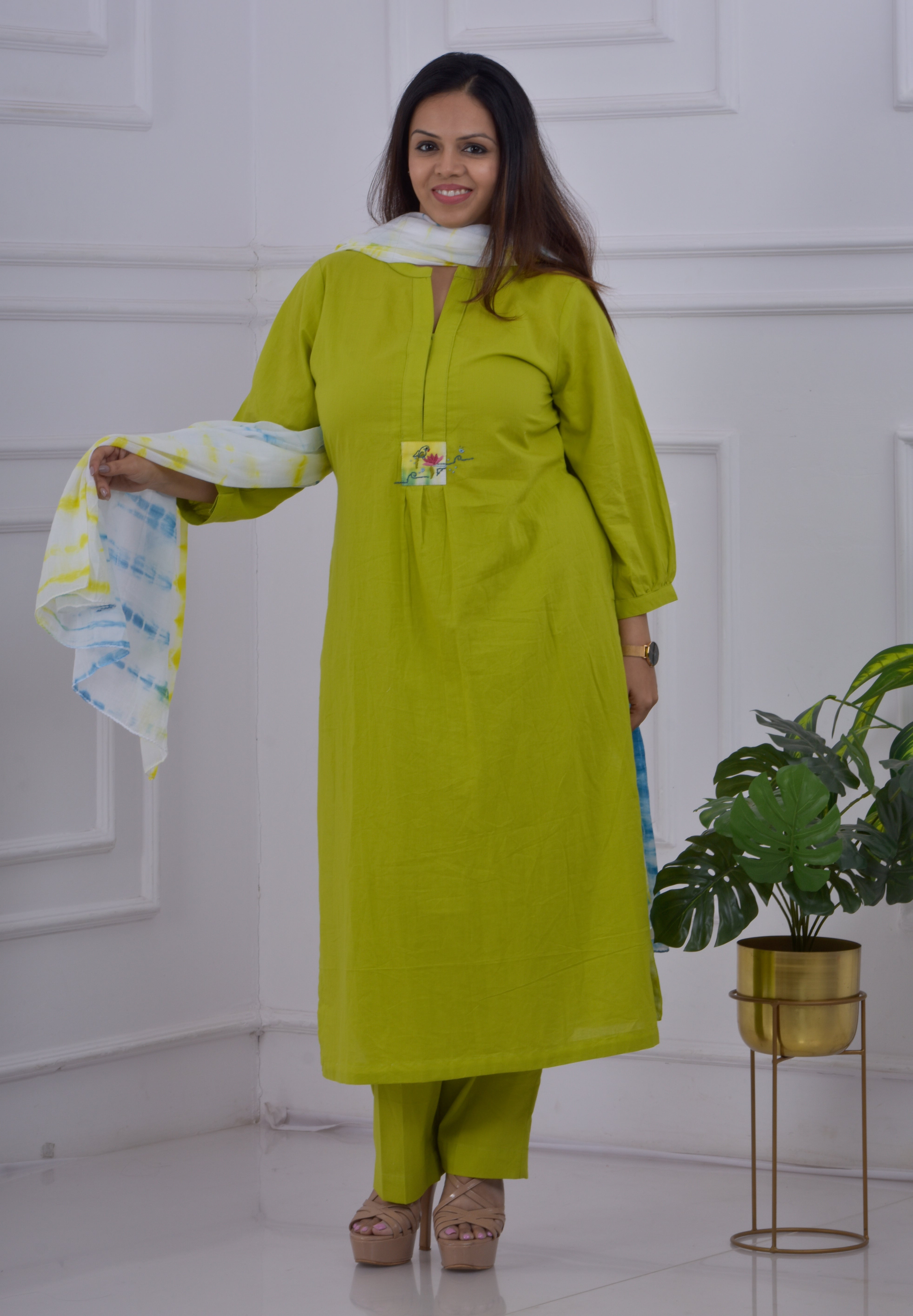 Fluorescent Coloured Co-ord Set - Green