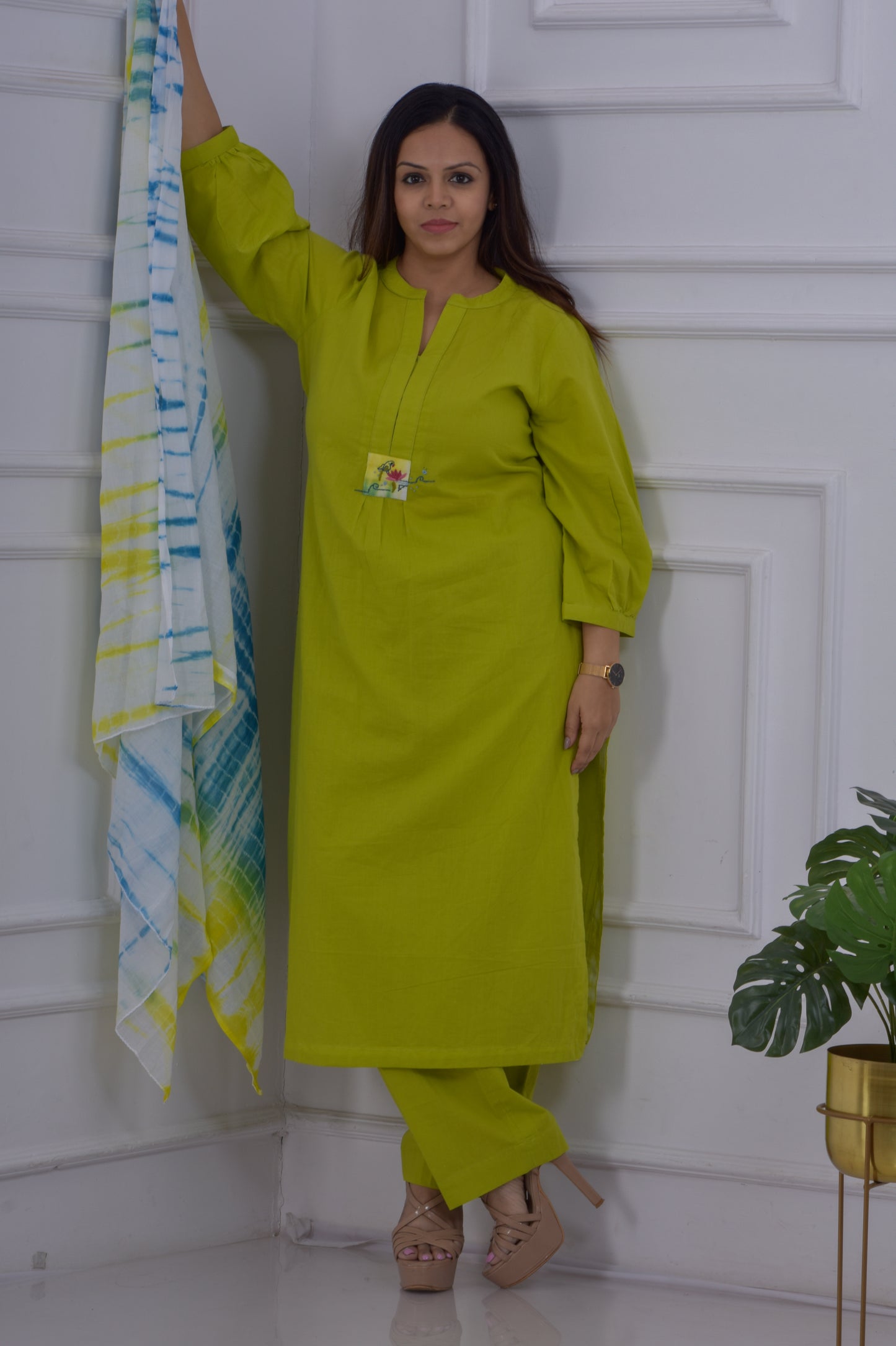 Fluorescent Coloured Co-ord Set - Green