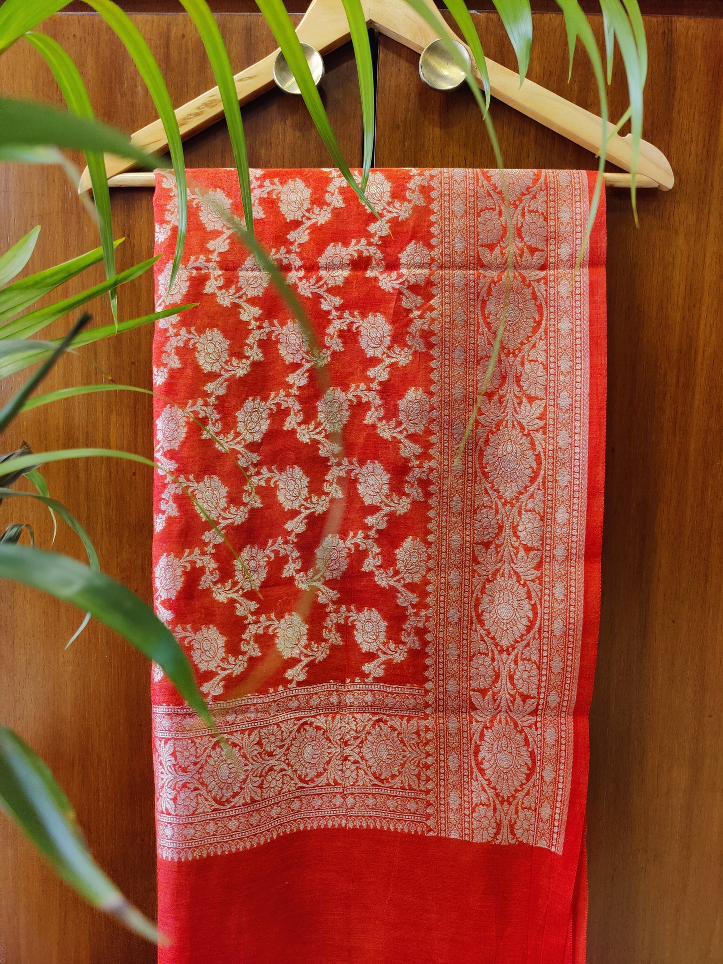 Banarasi Resham Dupatta- Orange