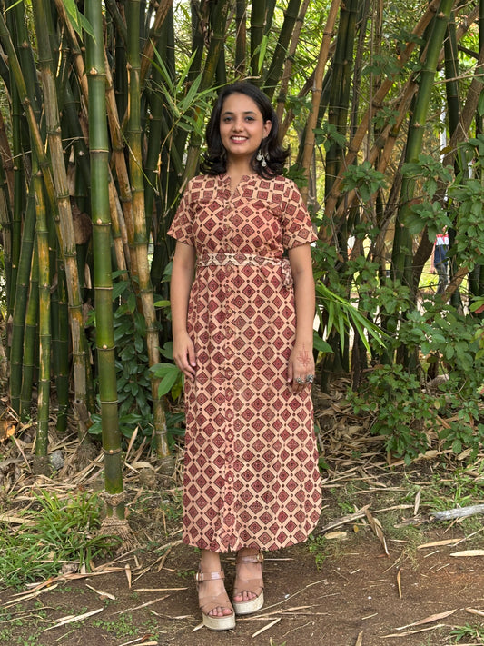 Apple Cut Long One Piece Dress