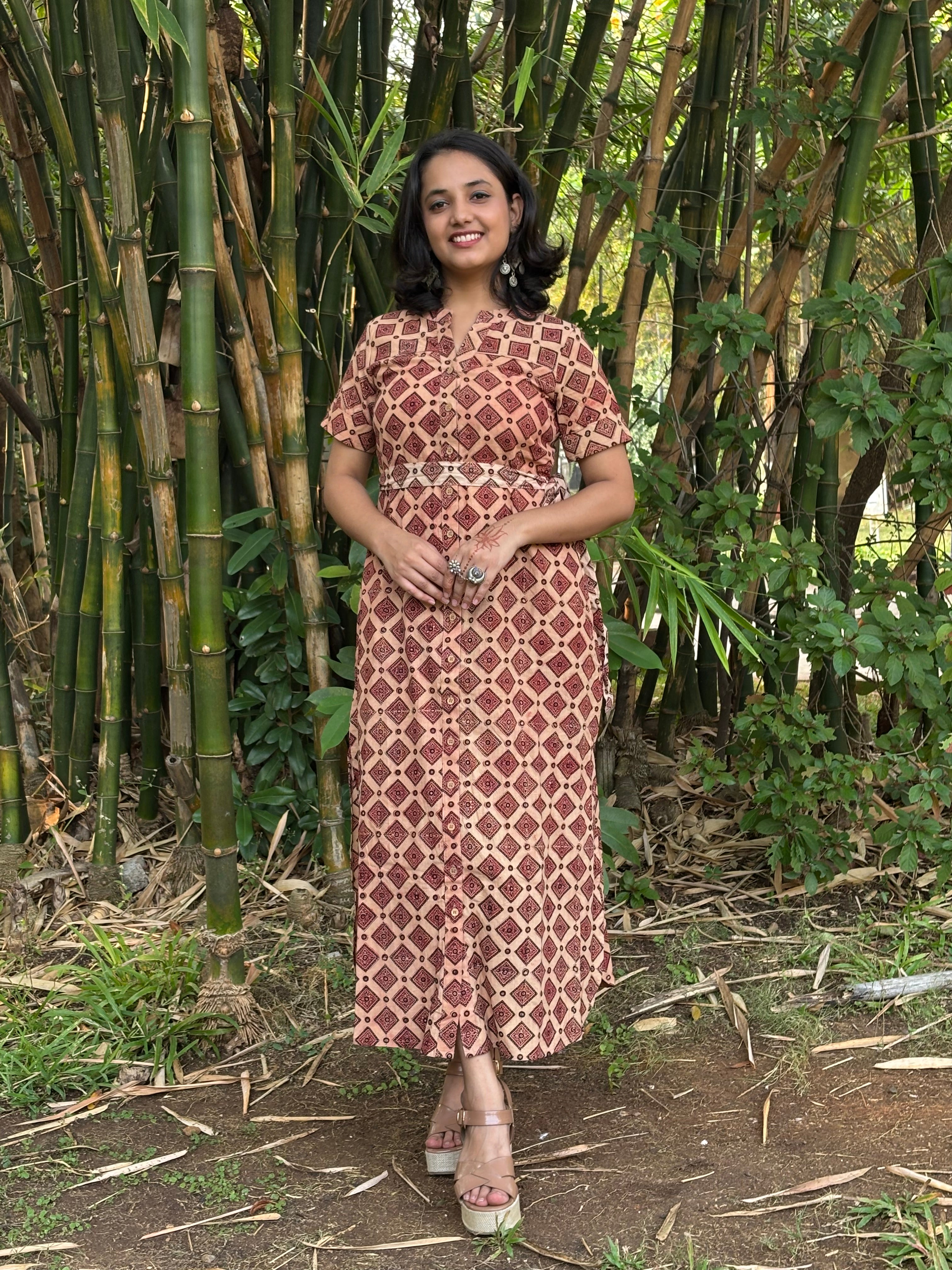 Apple Cut Long One Piece Dress