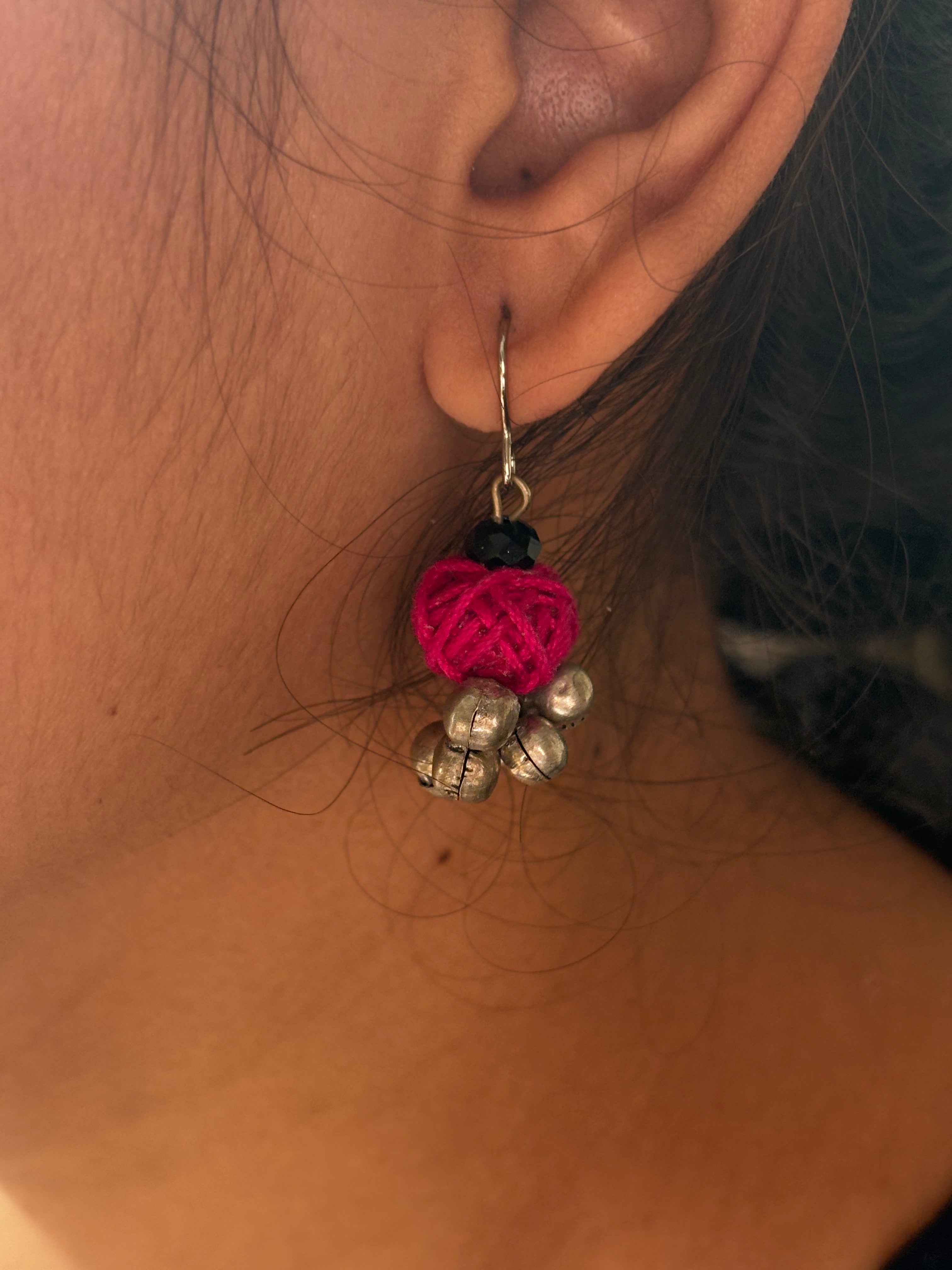 Handcrafted German silver- Pink