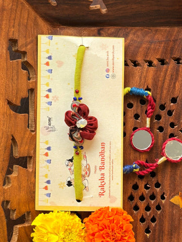Ajrakh Phool Rakhi