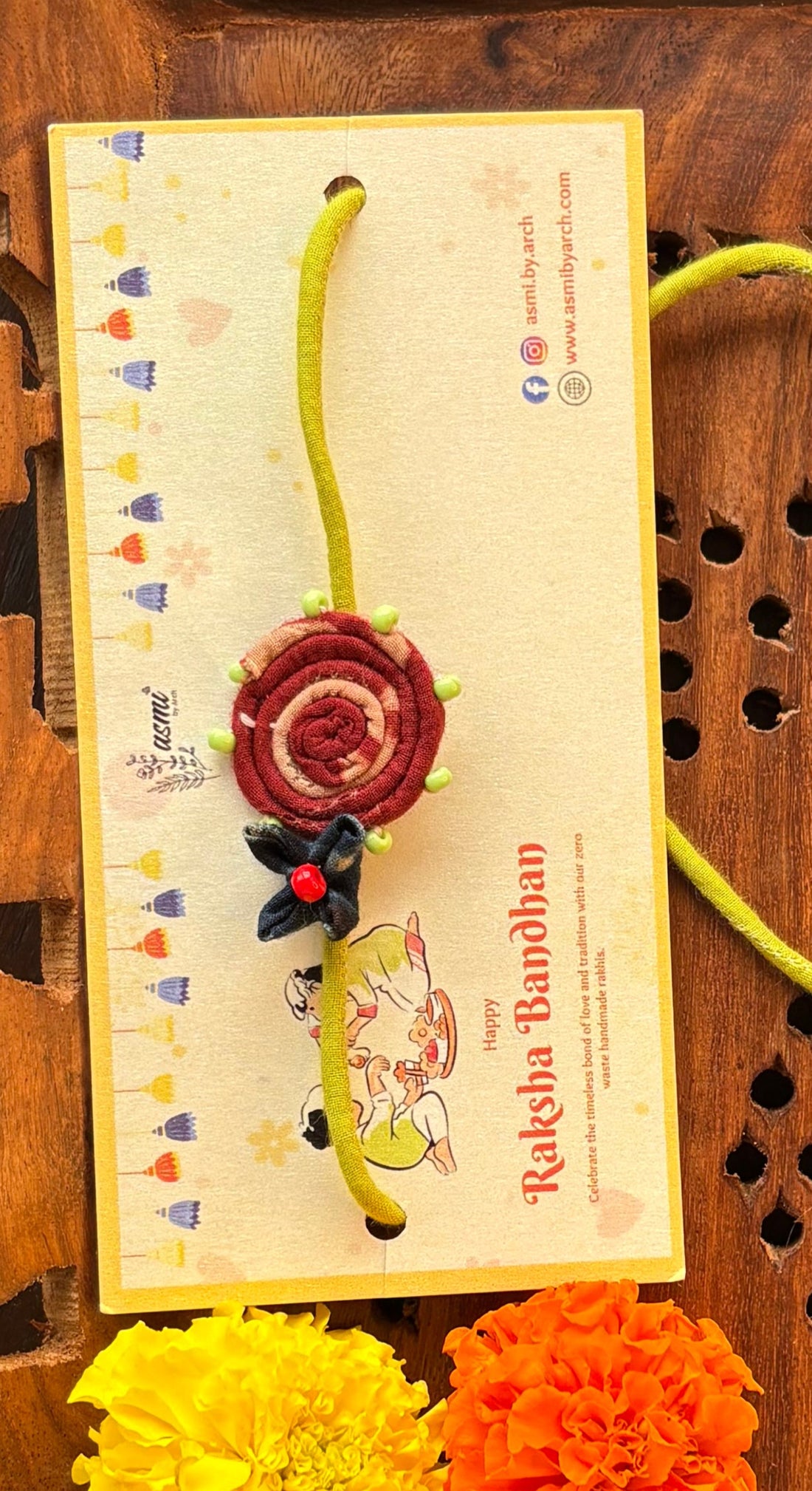 Ajrakh Gul Rakhi