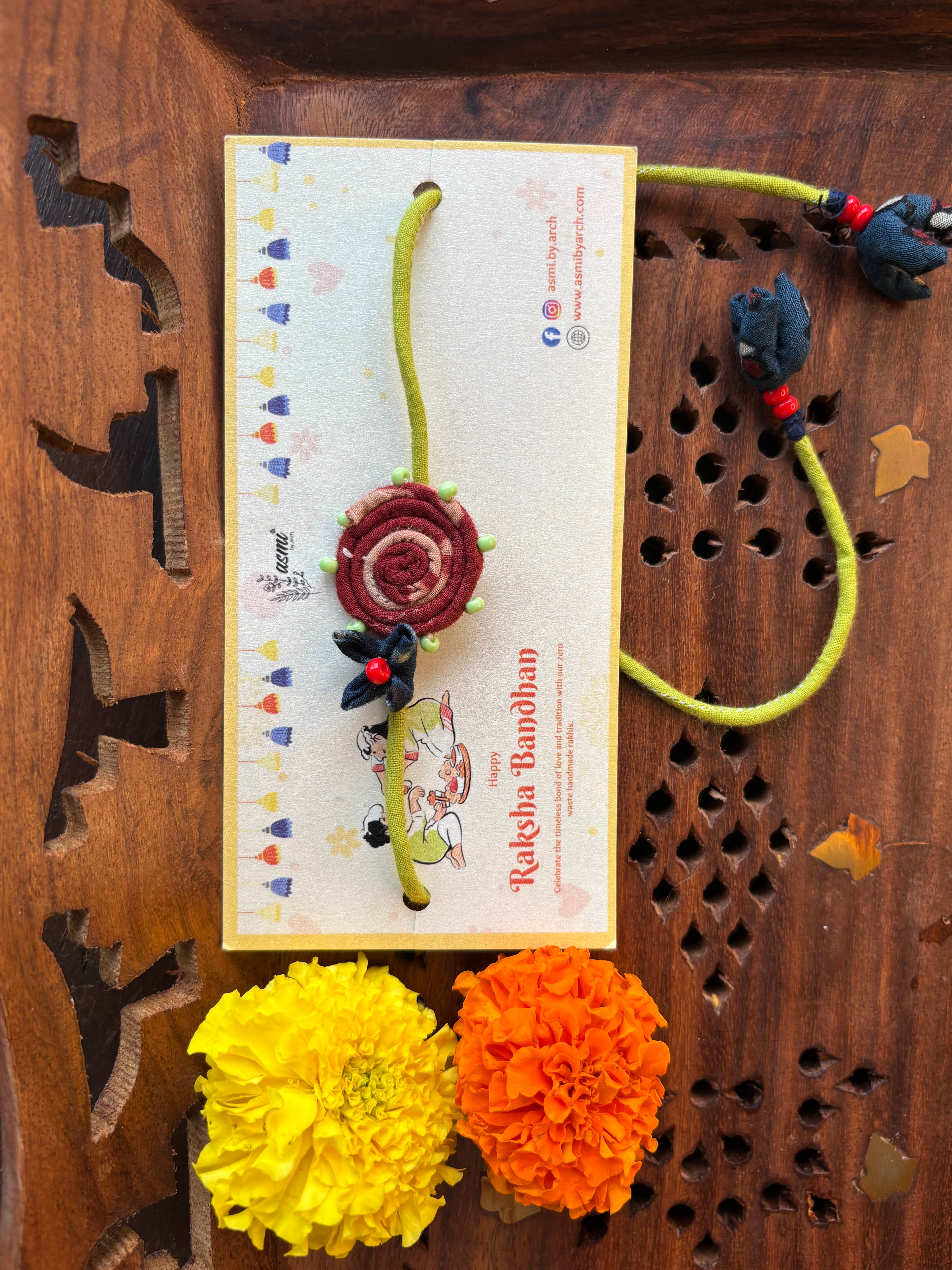 Ajrakh Gul Rakhi