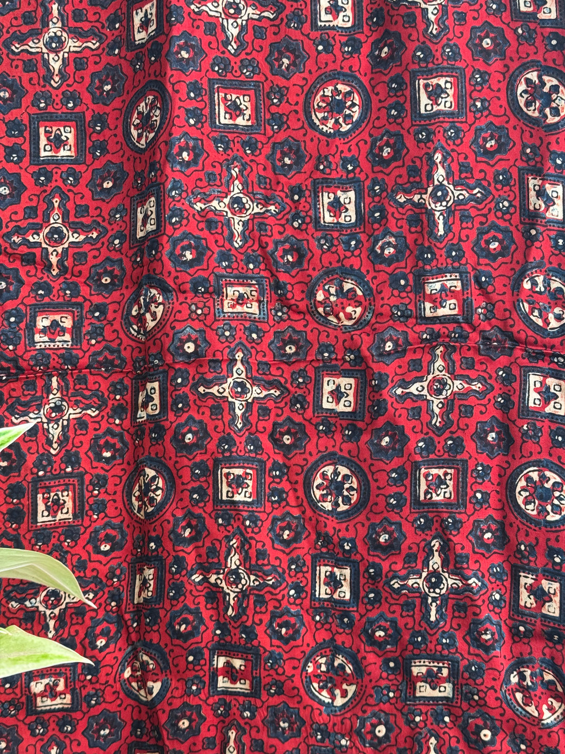 Maroon Indigo Modal Silk Dupatta